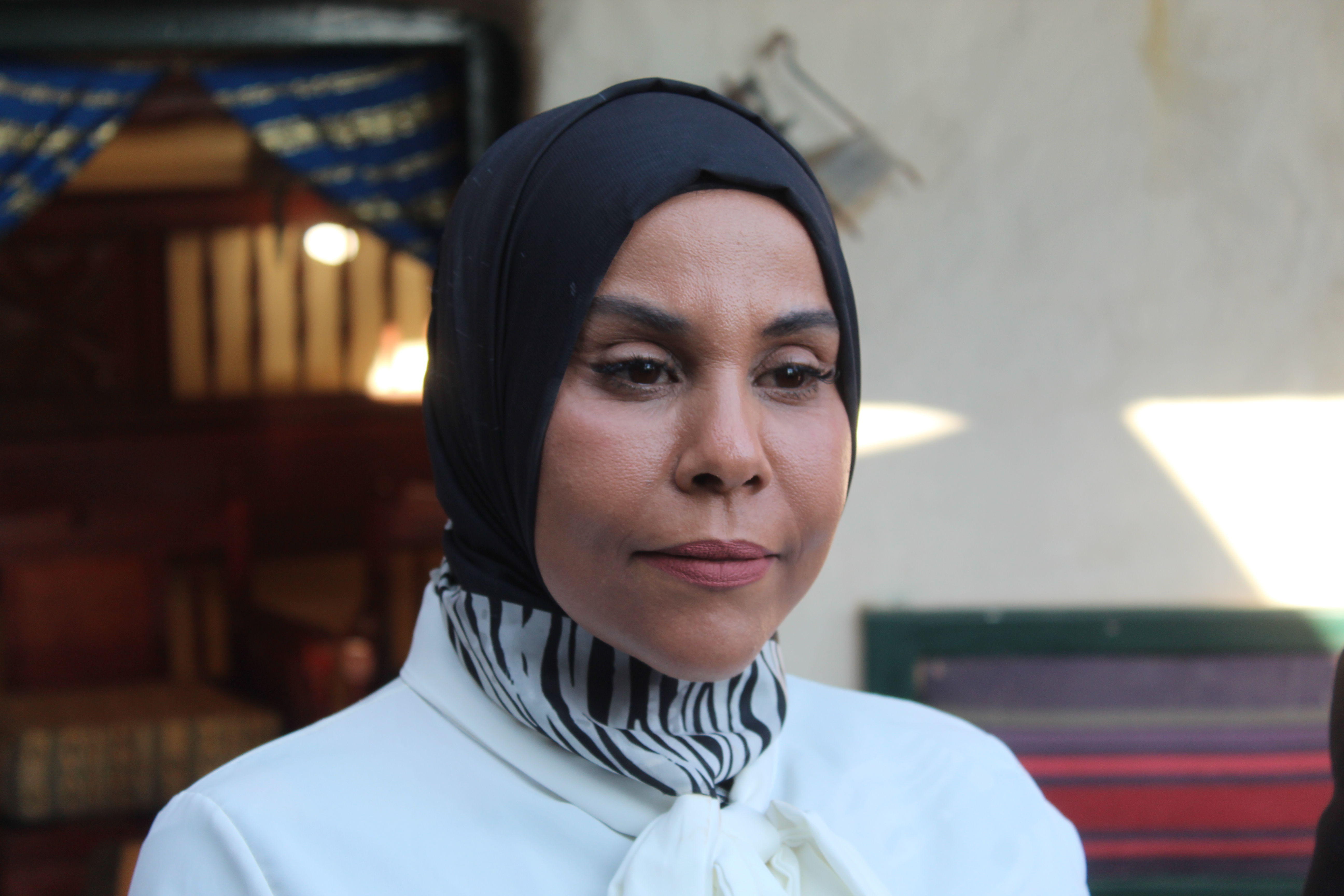 مدنين : تصريح كاتبة الدّولة لدى وزير التّشغيل والتّكوين المهني المكلّفة بالشّركات الأهليّة حسنة جيب الله خلال اشرافها  على اليوم الختامي لتظاهرة "استثمر بمدنين"