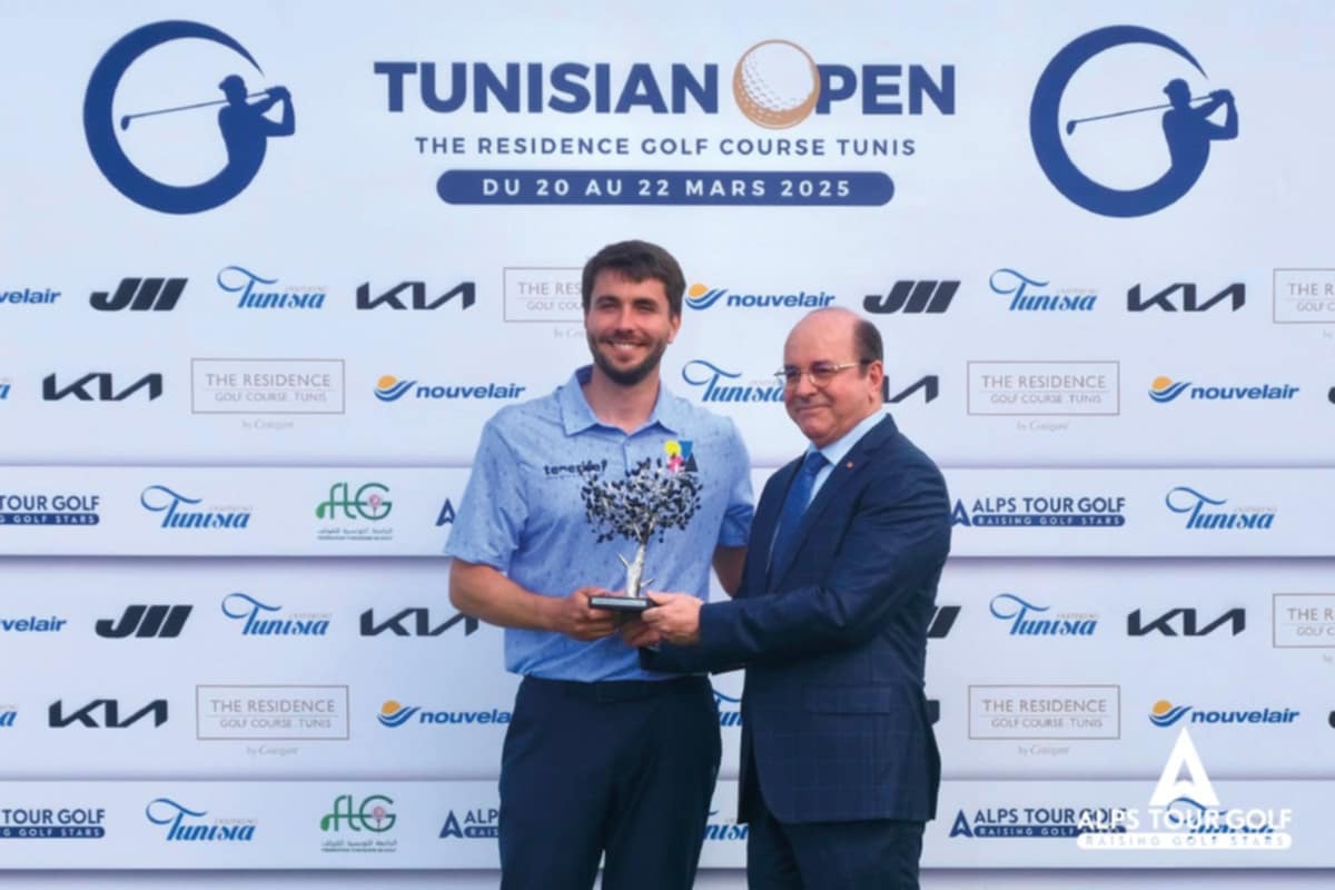 الإسباني ألفارو هيرنانديز كابيزيولا يُتوّج بلقب بطولة تونس الدولية للغولف 2025
