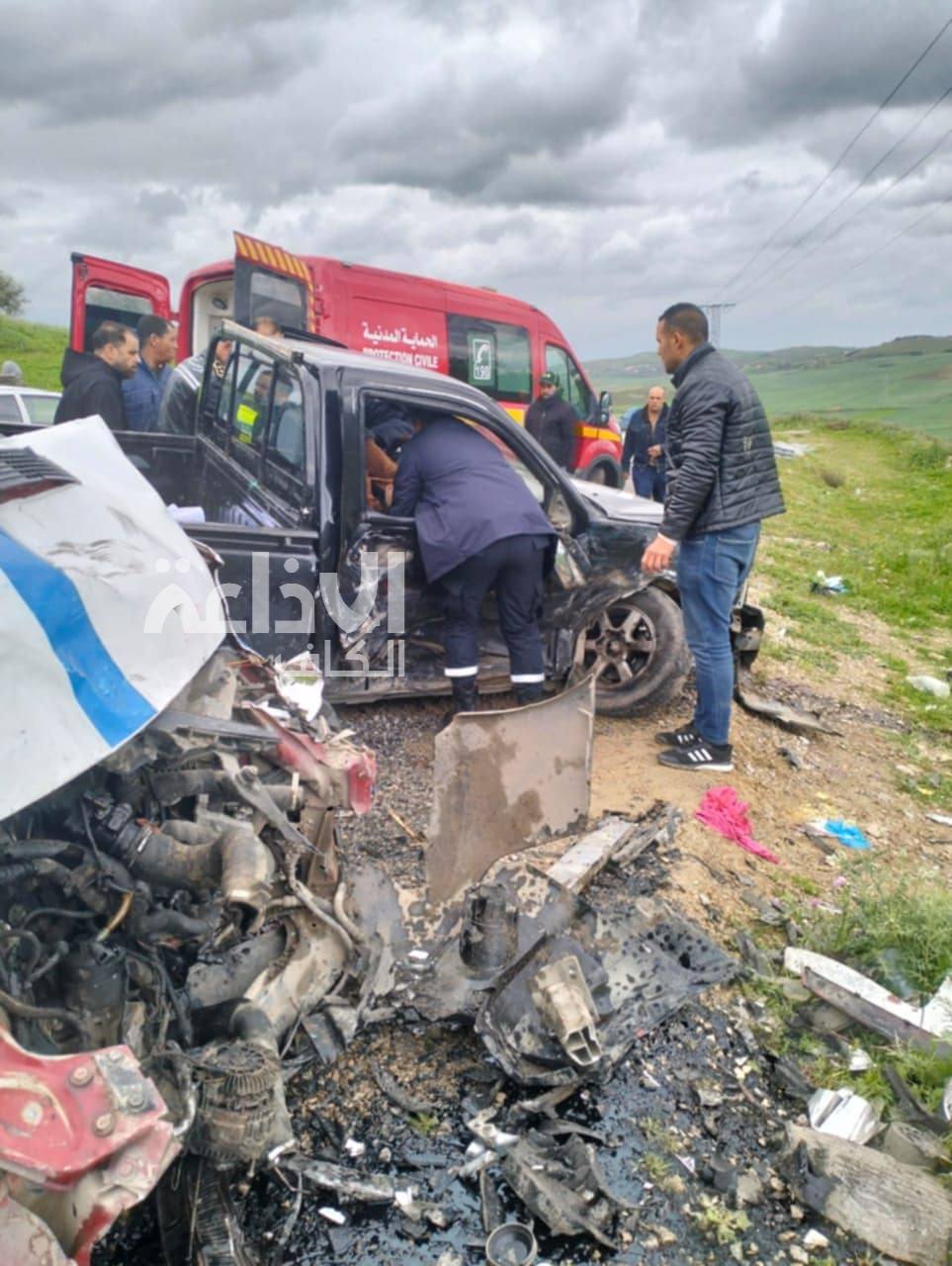 باجة: إصابة 7 أشخاص في حادث مرور 