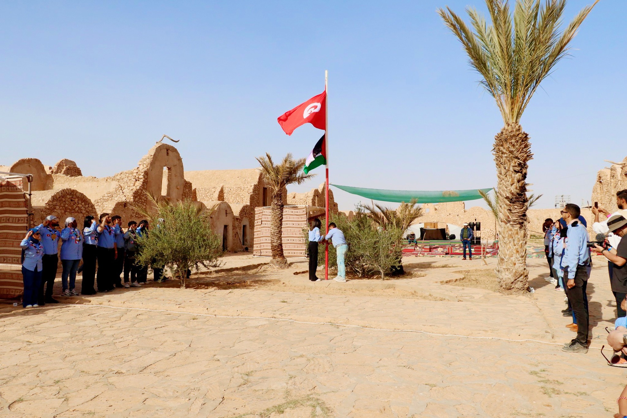 تطاوين: انطلاق مهرجان الصدى الالكتروني 'E-Fest Camp' في قصر الفرش بغمراسن