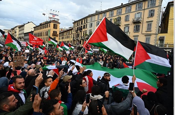 مظاهرات في مدن وعواصم عالمية تنديدا بالعدوان الصهيوني على قطاع غزة