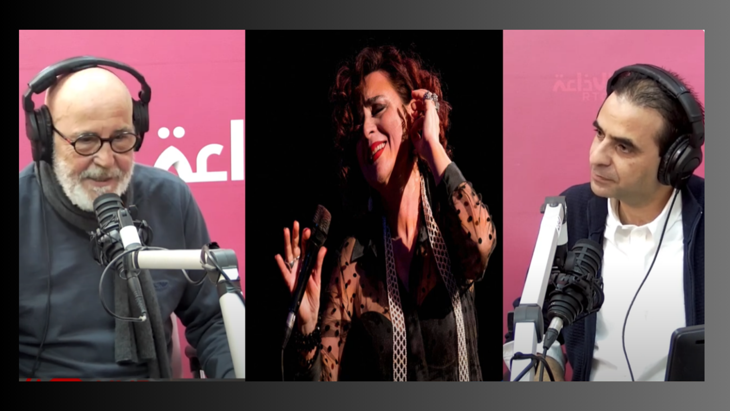 L' artiste Franca Masu au programme en langue italienne de RTCI avec Mohamed Menzli et Giorgio isgrò