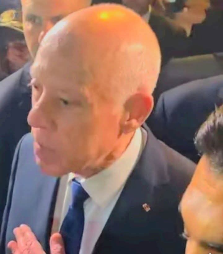 رئيس الجمهورية قيس سعيد في زيارة الى "المزونة" فجر اليوم  