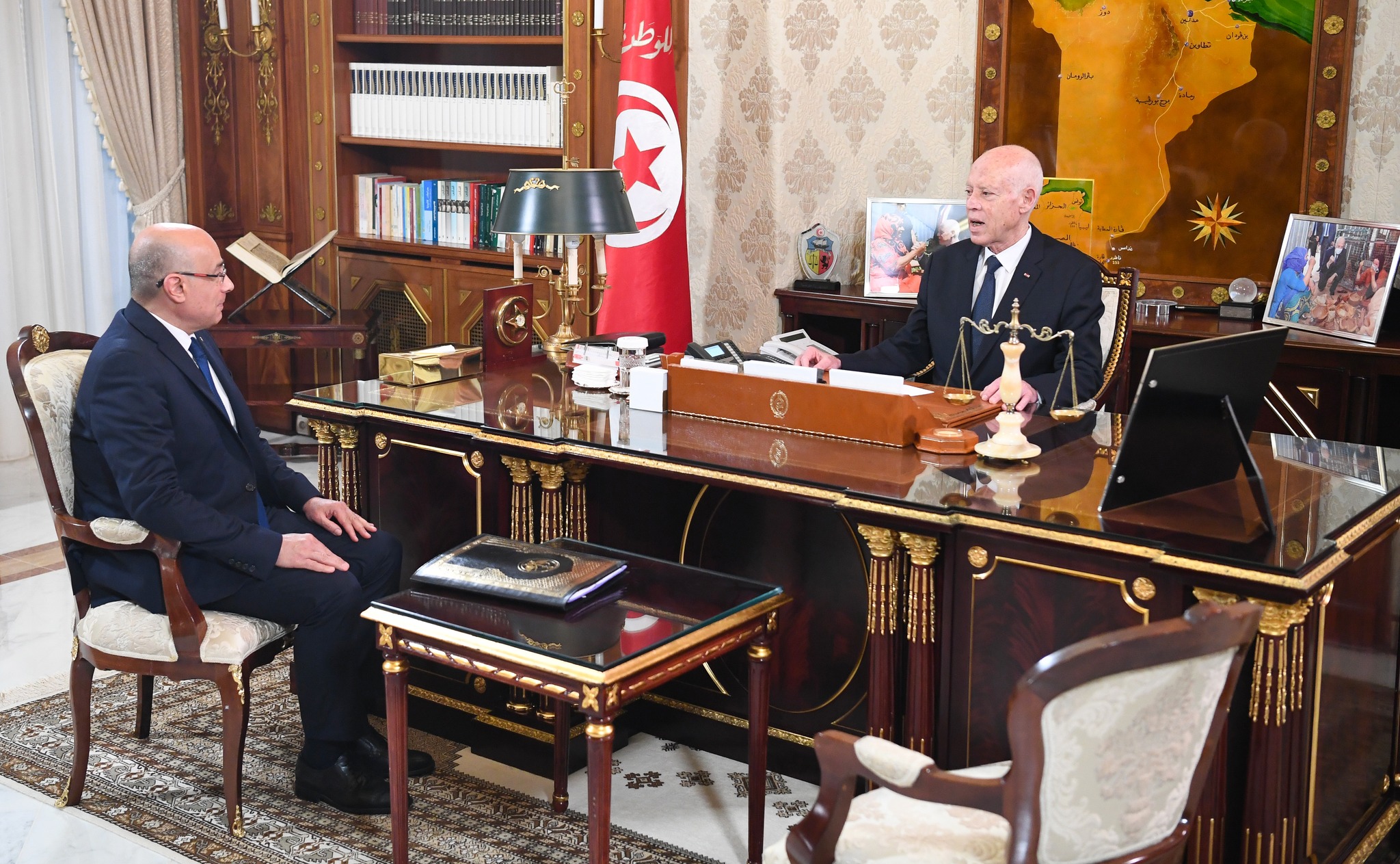 سعيد يستفيل وزير الدغاخ ويطلع على نتائج الزيارة التي اداها الى ايطاليا