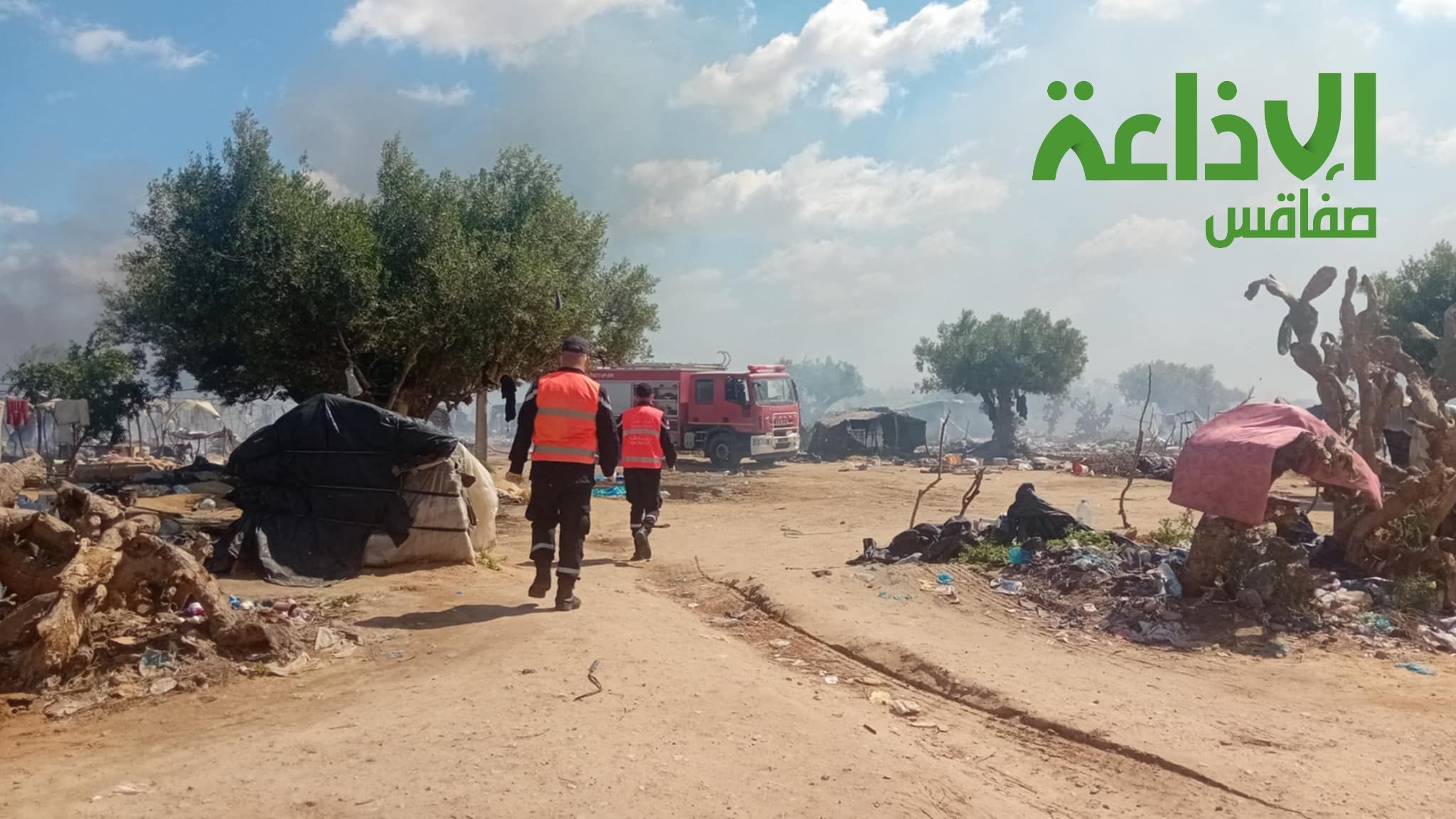 صفاقس: إزالة مخيمات المهاجرين الأفارقة بهنشير القرقني بالعامرة