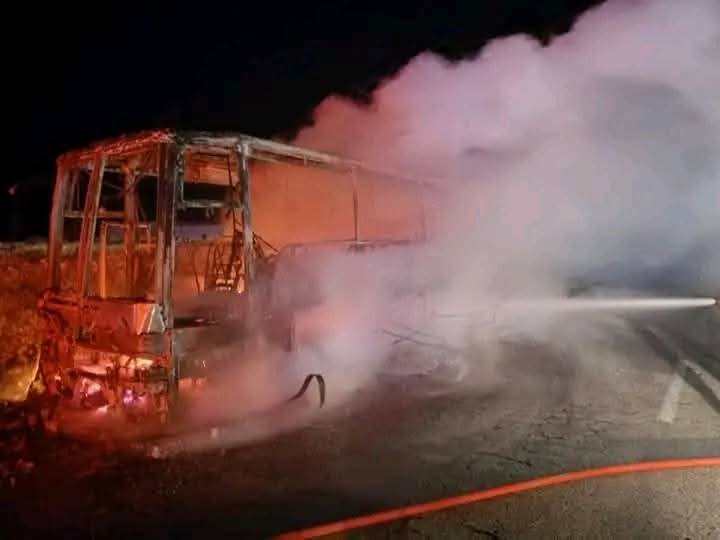 منوبة: احتراق حافلة نقل حضري بالكامل دون تسجيل أضرار بشرية