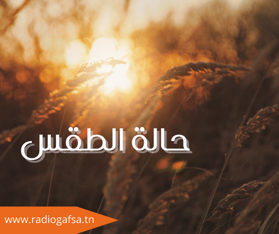 طقس مغيم جزئيا فأحيانا كثيف السحب مع أمطار متفرقة بالشمال و محليا الوسط 