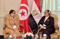 وزيرة الاسرة تبحث بمصر مع رئيسة المجلس القومي للمرأة المصرية فرص تعزيز التعاون الثنائي