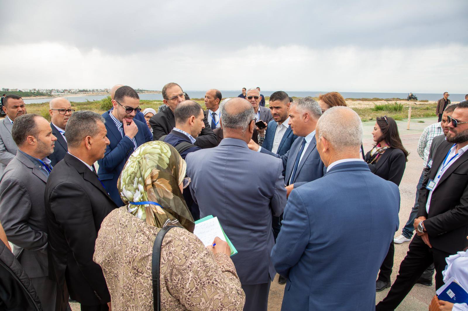 وفد من مجلس الجهات والأقاليم يؤدي زيارة الى ولاية المنستير للاطلاع على عدد من الإشكالات