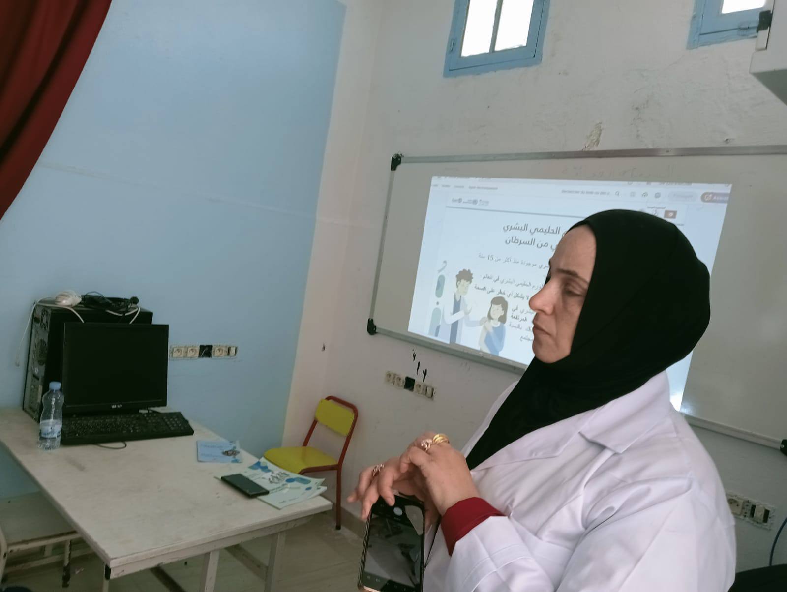 المنستير : تحسيس وتوعية لفائدة أولياء التلاميذ حول أهمية التلقيح ضد فيروس  الورم الحليمي 
