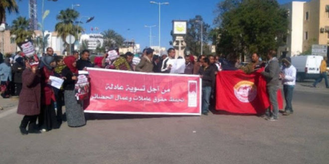 عمال الحضائر دون 45 سنة يطالبون بالتسريع في تطبيق اتفاق 20 أكتوبر