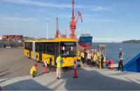 انطلاق شحن الدفعة الاولى من 300 حافلة جديدة من ميناء شيامن بالصين باتجاه تونس