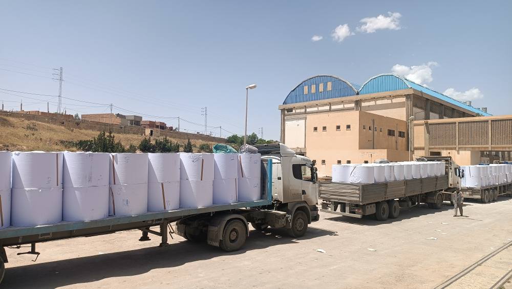 ر م ع شركة عجين الحلفاء والورق: العمل متواصل لإنتاج 10 آلاف و750 طنا من الورق المدرسي ولن نلجأ للتوريد (صور)