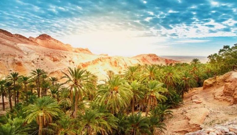 الحرارة  تتراوح بين 25 و 30 درجة وتصل الى 40 درجة باقصى الجنوب