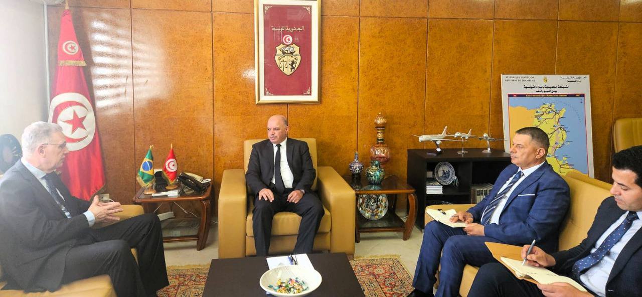 مواصلة التشاور بين تونس والبرازيل لتحديد برامج التعاون في مجال النقل