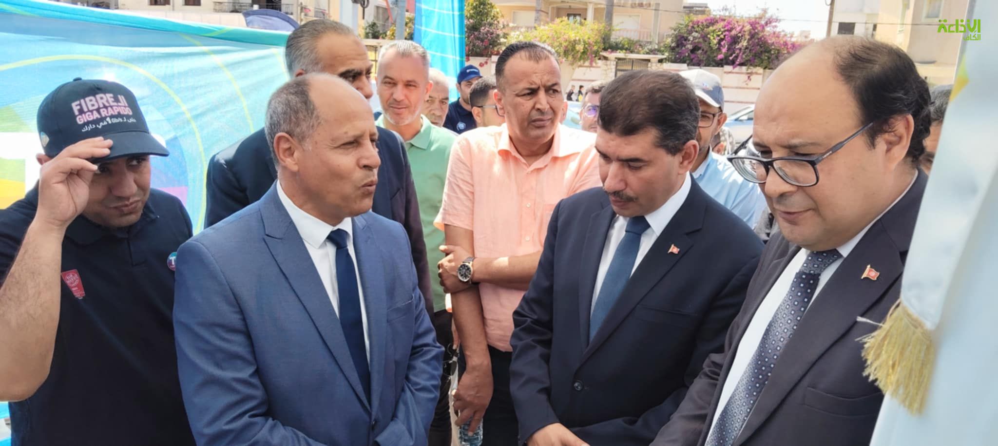  وزير تكنولوجيا الاتصال يعطي اشارة انطلاق بناء المركب البريدي الجديد بمعتمدية جندوبة الشمالية