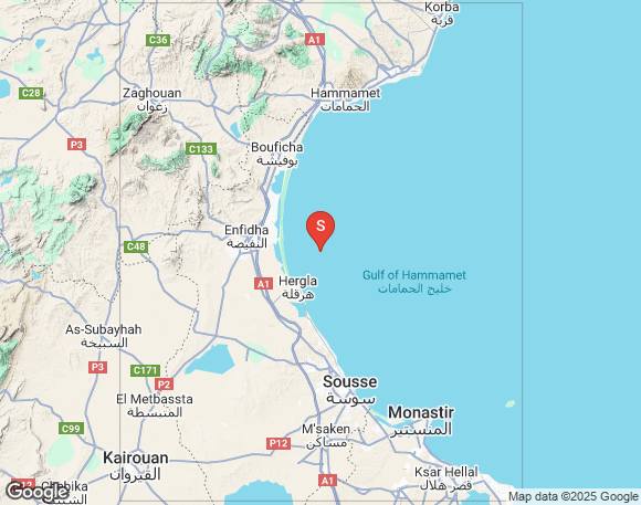 سوسة: رجة أرضية بقوة 3،1 درجة في هرقلة