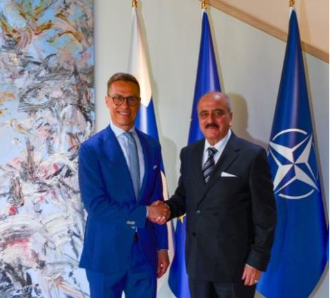 النفطي يسلم الرئيس الفنلندي دعوة من رئيس الجمهورية لزيارة تونس العام الحالي