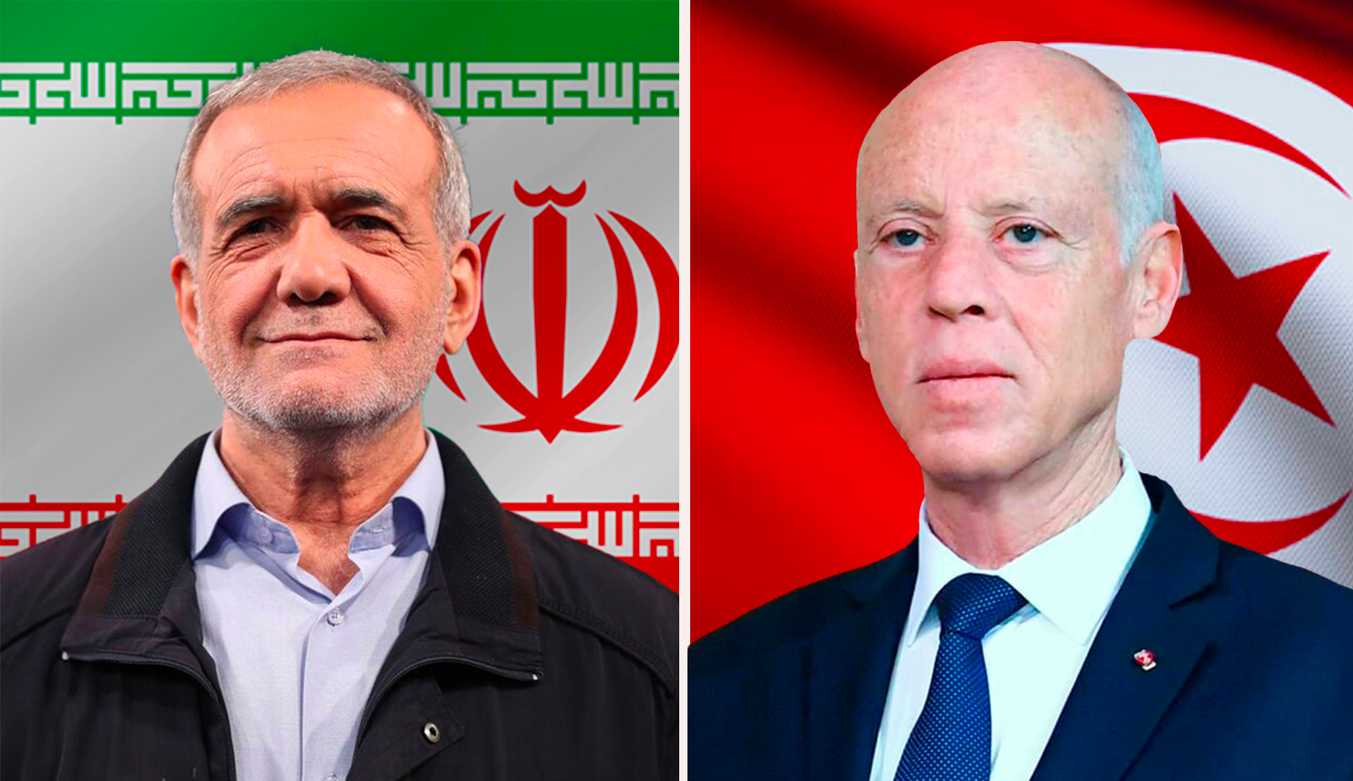 رئيس الجمهورية يتبادل التهاني بمناسبة العيد مع نظيره الإيراني