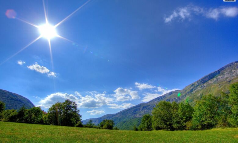 طقس قليل السحب بأغلب الجهات والحرارة تصل إلى 43 درجة بالجنوب الغربي