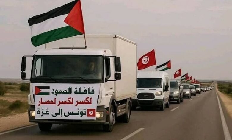 مدنين: قافلة الصمود تعبر الحدود التونسية نحو ليبيا بعد استقبال شعبي حاشد وهبة شعبية مهيبة ببن قردان