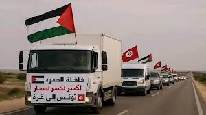 قافلة الصمود تمر عبر طرابلس نحو تاجوراء قبل التوجه الى الشرق الليبي