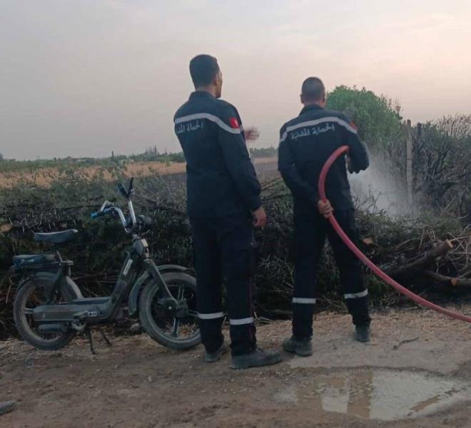 الحماية المدنية : 523 تدخلا منها 135 لإطفاء الحرائق خلال الأربع والعشرين ساعة الماضية