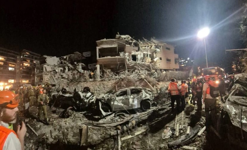 ارتفاع عدد الإصابات في صفوف المستوطنين إلى أكثر من 60 وإجلاء 300 آخرين جرّاء الضربات الصاروخية الإيرانية