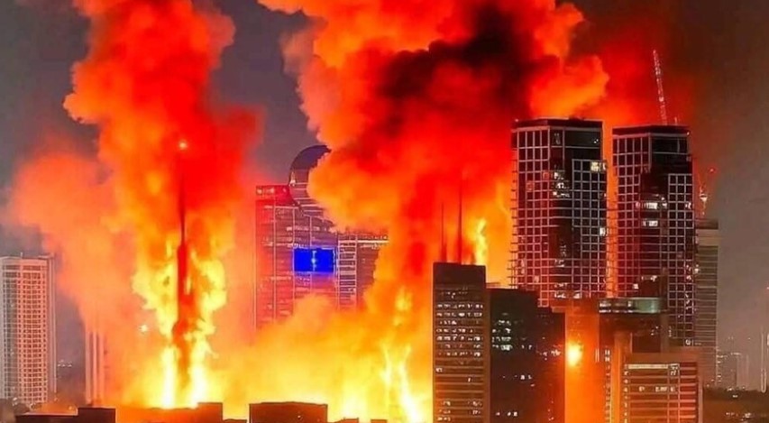 انفجارات قوية تهــز تل أبيب و العديد من التجمعات السكنية 