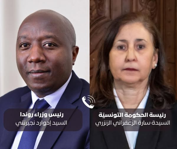 البحث في سبل تعزيز العلاقات الثنائية بين تونس ورواندا محور مكالمة هاتفية بين رئيسة الحكومة ونظيرها  الروندي