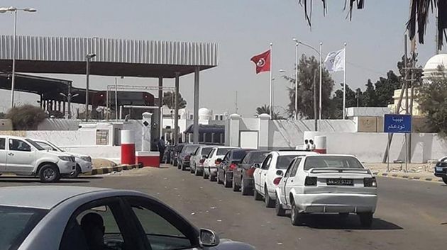 بنقردان : ازدحام كبير فيما يتعلق بحركتي الدخول والخروج من وإلى القطر الليبي عبر معبر راس الجدير