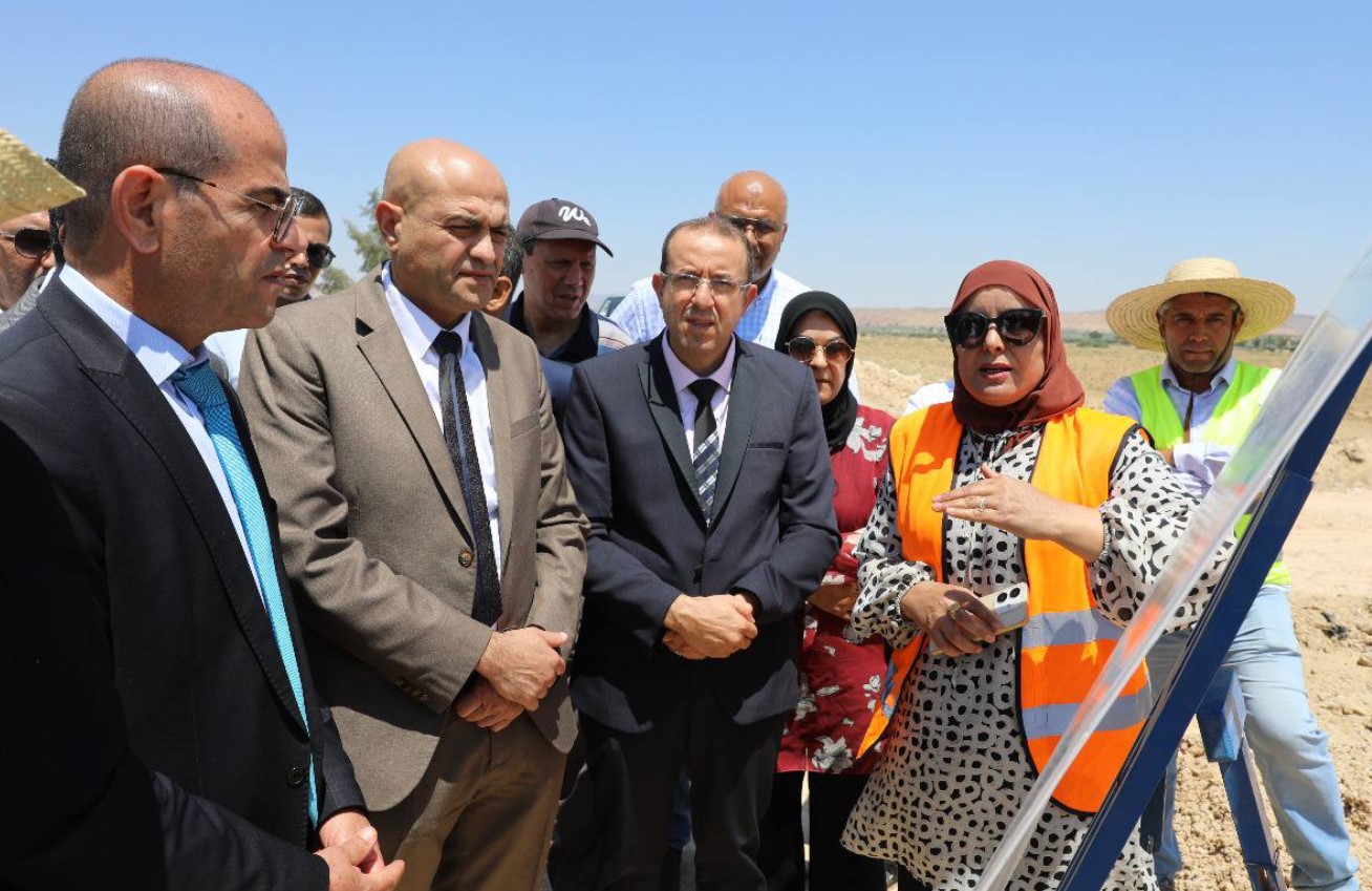وزير التجهيز والاسكان يتابع تقدم جملة من مشاريع البنية التحتية بالقيروان