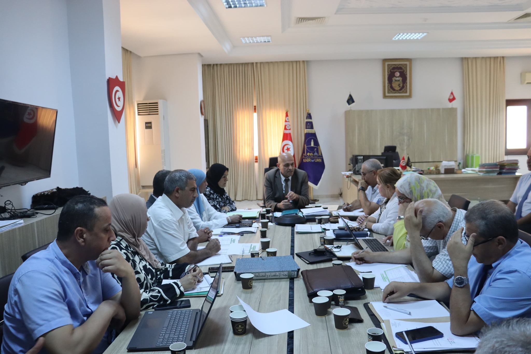 مشروع الطريق السيارة تونس جلمة قسط القيروان رفع التوصيات للمصادقة.