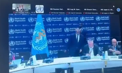 منظمة الصحة العالمية تكرّم رئيس الجمهورية الأستاذ قيس سعيد بدرع الاتفاقية الدولية للوقاية من الجوائح