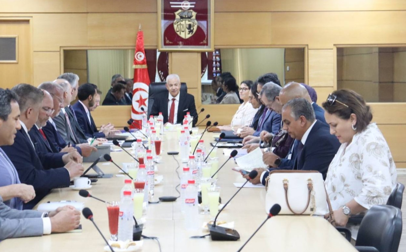وزير التجارة يلتقي رئيس غرفة التجارة الأمريكية العربية الوطنية