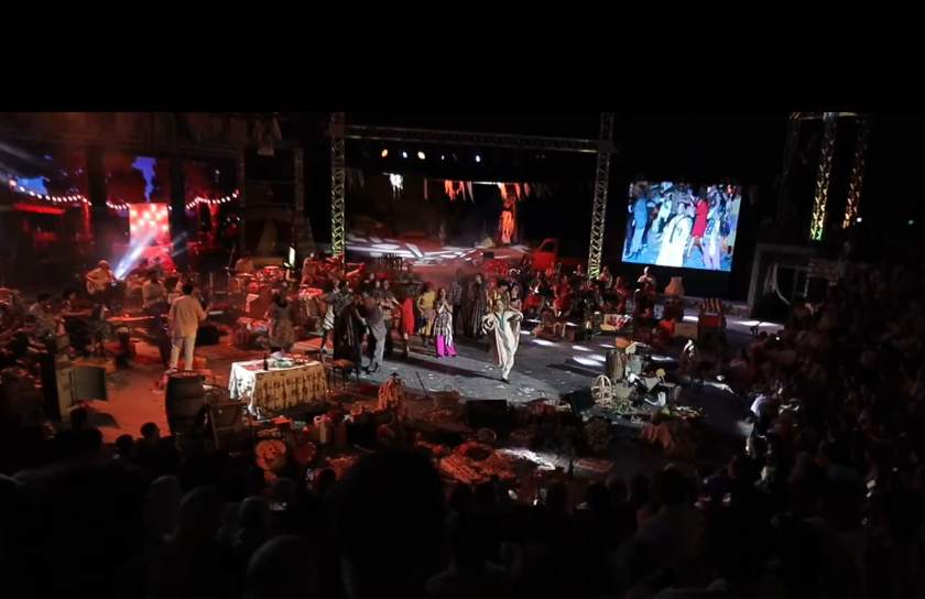 مهرجان الحمامات الدولي : راقوج عرض فني متنوع التعبيرات مع ابطال الدراما التلفزية 