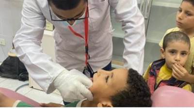 قافلة صحية موجهة للاطفال بقربة تحت شعار "صحة طفل ... مستقبل وطن"