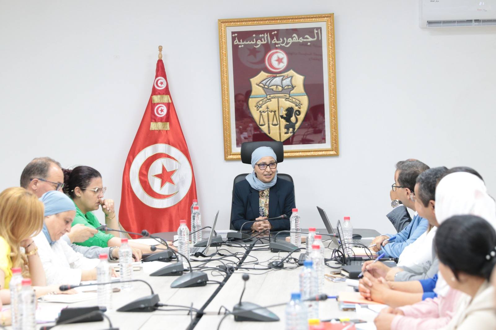 جلسة عمل حول توجهات السياسة العموميّة في مجال الأسرة والمرأة والطفولة وكبار السن في إطار المخطط التنموي 2026 - 2030