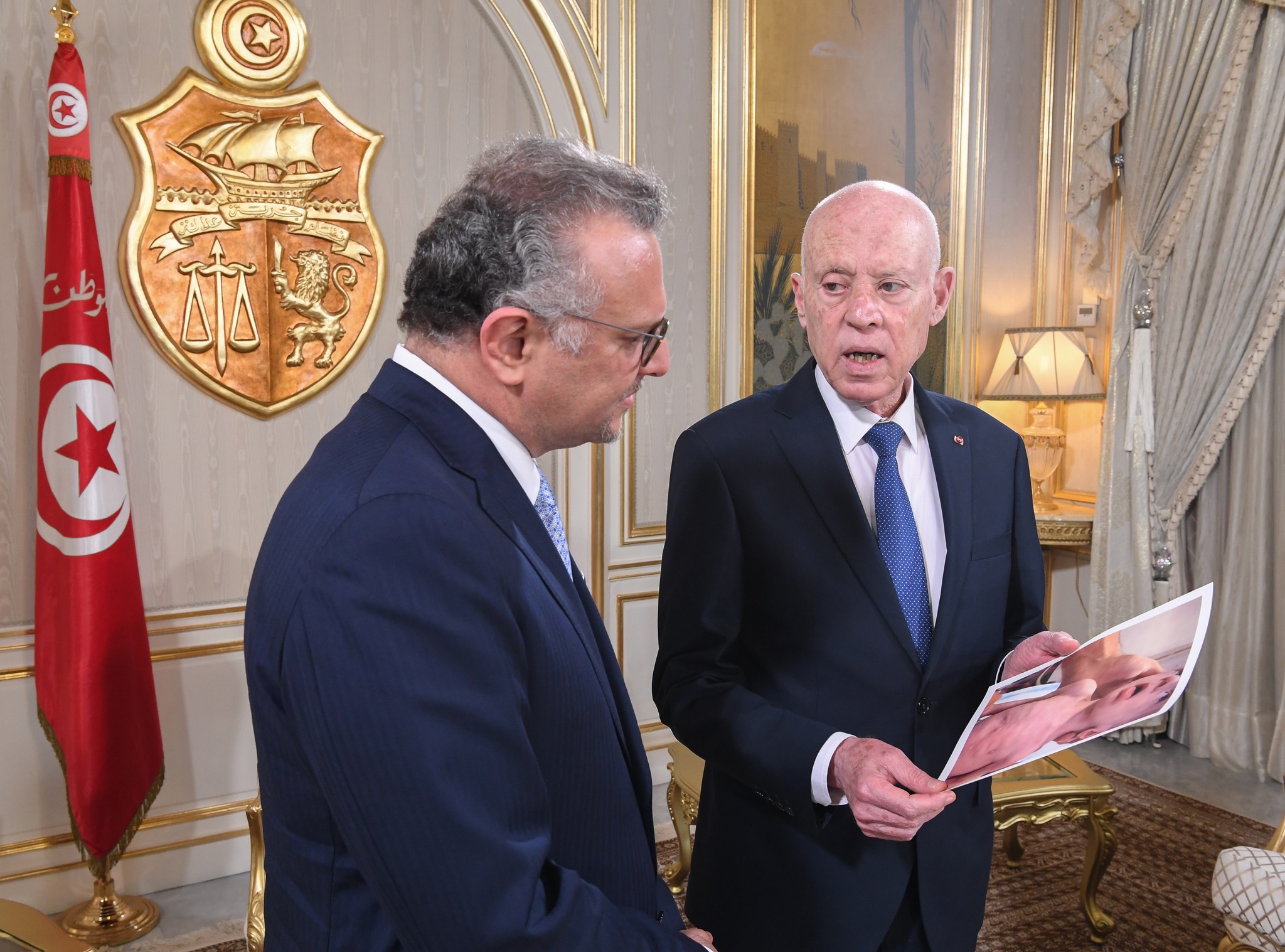 رئيس الجمهورية يستقبل  السيد مسعد بولس كبير مستشاري الرئيس الأمريكي للشؤون العربية والشرق الأوسط وإفريقيا