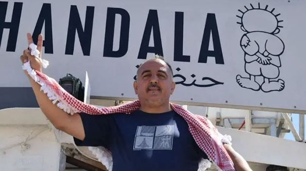 رابطة حقوق الإنسان تدعو السلطات التونسية إلى التدخل للإفراج عن حاتم العويني المشارك في سفينة "حنظلة"