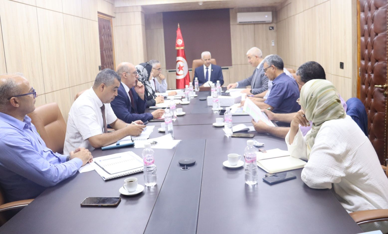 اجتماع بوزارة التجارة لمتابعة تنفيذ الميزانية خلال السداسي الأول لسنة 2025