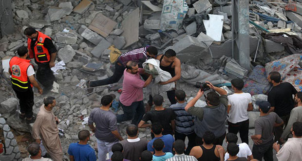 شهداء ومصابون في قصف الاحتلال أنحاء متفرقة بقطاع غزة