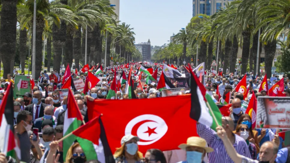 يوم 4 سبتمبر انطلاق أسطول الصمود من تونس باتجاه غزة 