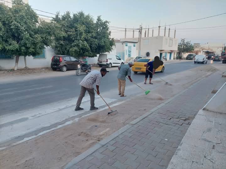 حملات نظافة بجرجيس وعماداتها