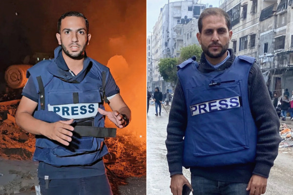 استشهاد خمسة صحفيين بينهم أنس الشريف ومحمد قريقع بقصف صهيوني استهدفهم بمدينة غزة