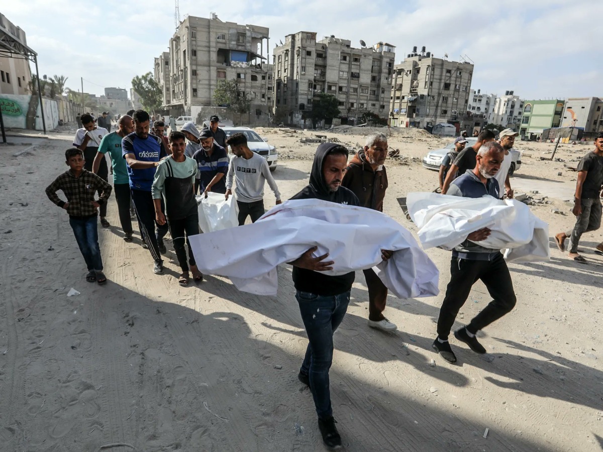 استشهاد 10 فلسطينيين في قصف للاحتلال على مدينتي غزة وخان يونس