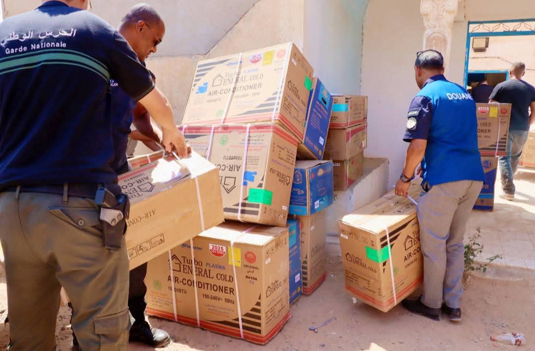 الحملة الوطنية لمراقبة أجهزة تكييف الهواء الفردية تفضي الى حجز أكثر من 3380 مكيف هواء وتسجيل 146 مخالفة - وزارة التجارة -