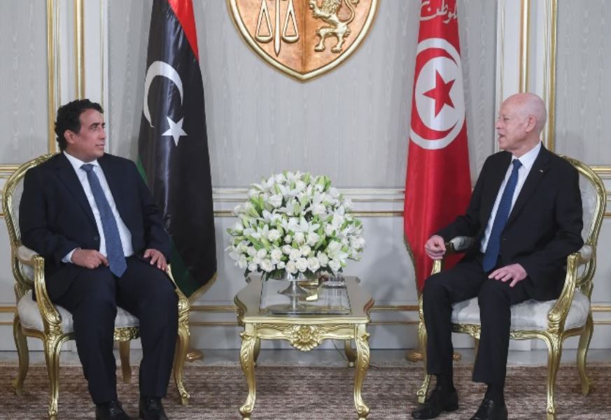 رئيس الجمهورية يؤكد لدى استقباله رئيس المجلس الرئاسي الليبي ترابط مصالح الشعبين