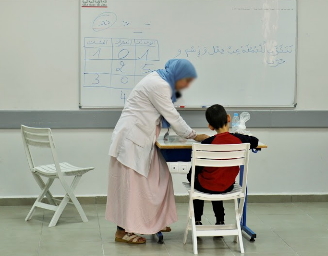 نحو دمج فعلي للأطفال ذوي الاحتياجات الخاصة في المدارس.