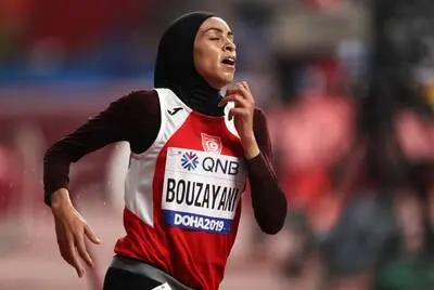  البطلة  التونسية مروى بوزياني تترشح إلى نهائي الدوري الماسي   زيورخ  سويسرا  27 أوت 2025